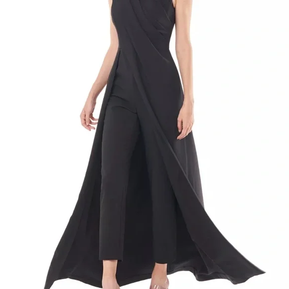 Kay Unger Rowan Walk Thru Jumpsuit Size 4 - Picture 2 of 9